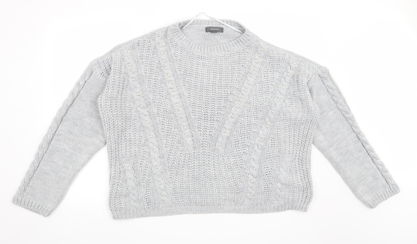 Primark Womens Grey   Pullover Jumper Size 18