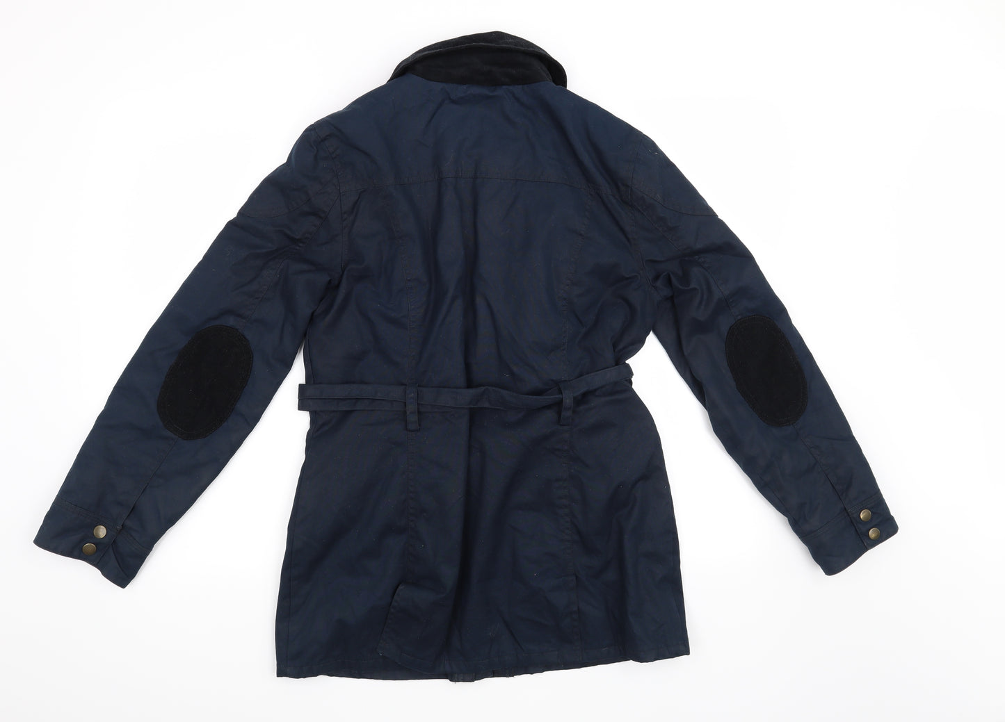 Marks and Spencer Womens Blue   Overcoat Coat Size 8