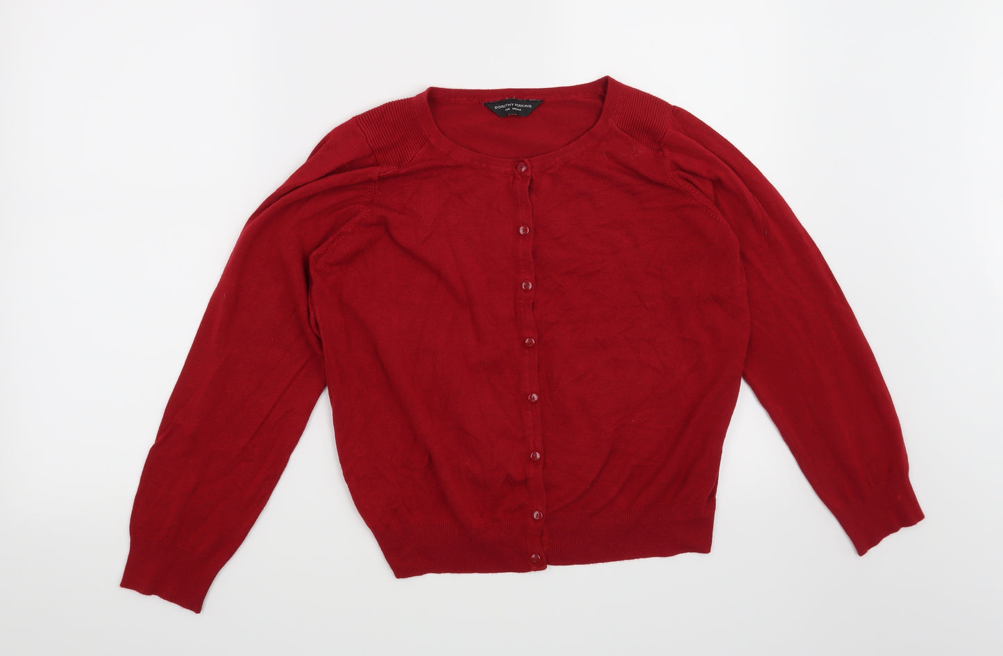 Dorothy Perkins Womens Red   Cardigan Jumper Size 16