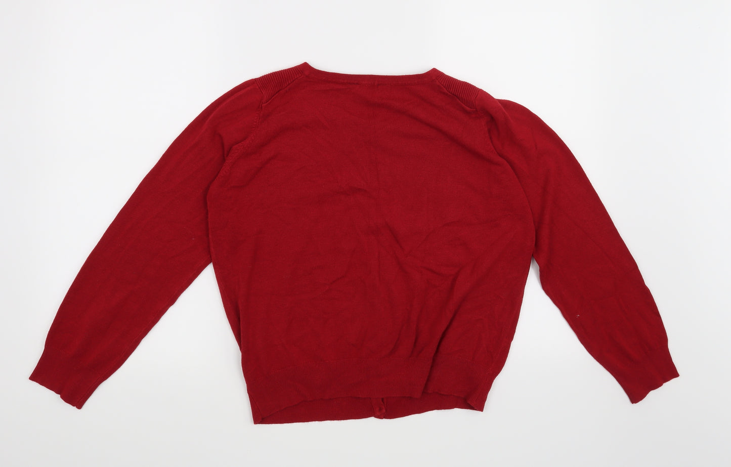 Dorothy Perkins Womens Red   Cardigan Jumper Size 16