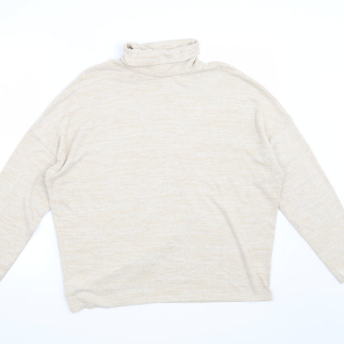 H&M Womens Beige   Pullover Jumper Size M
