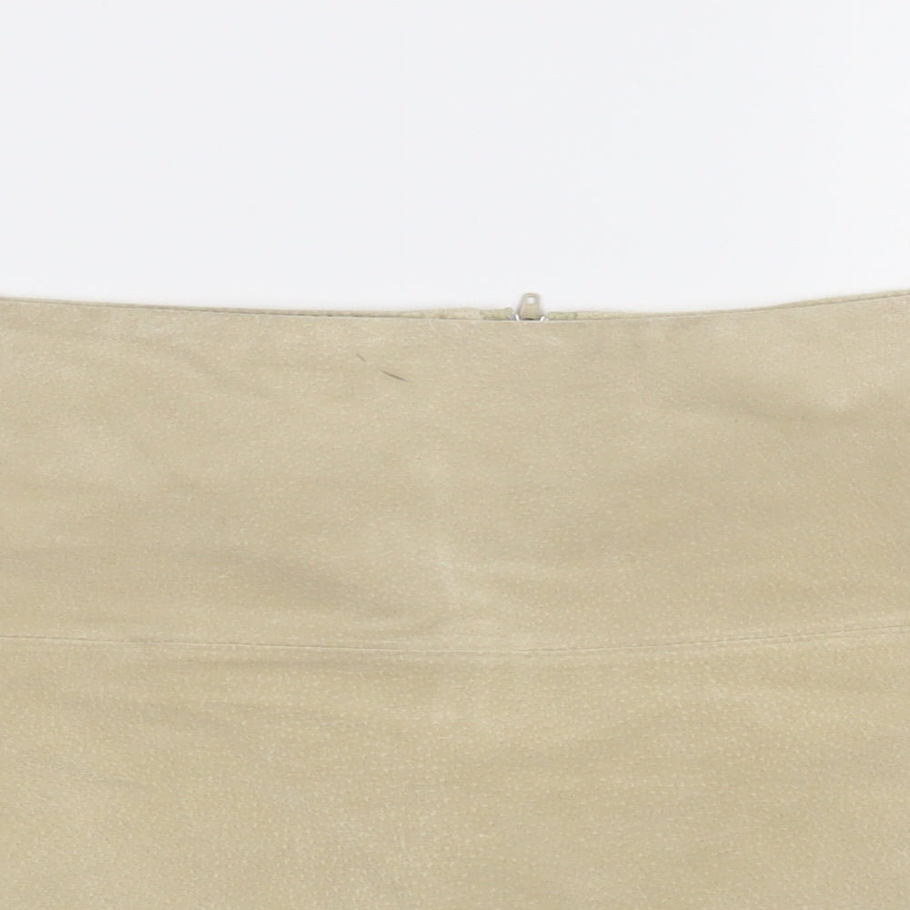 Jane Norman Womens Beige   Mini Skirt Size 10