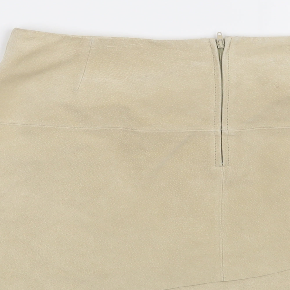 Jane Norman Womens Beige   Mini Skirt Size 10
