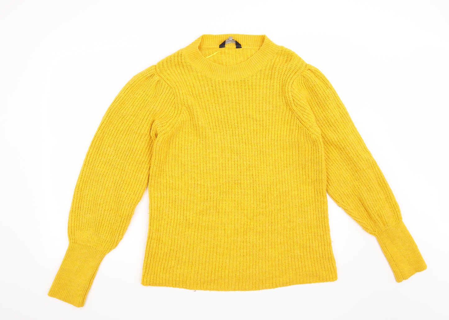 F&F Womens Yellow   Pullover Jumper Size 12