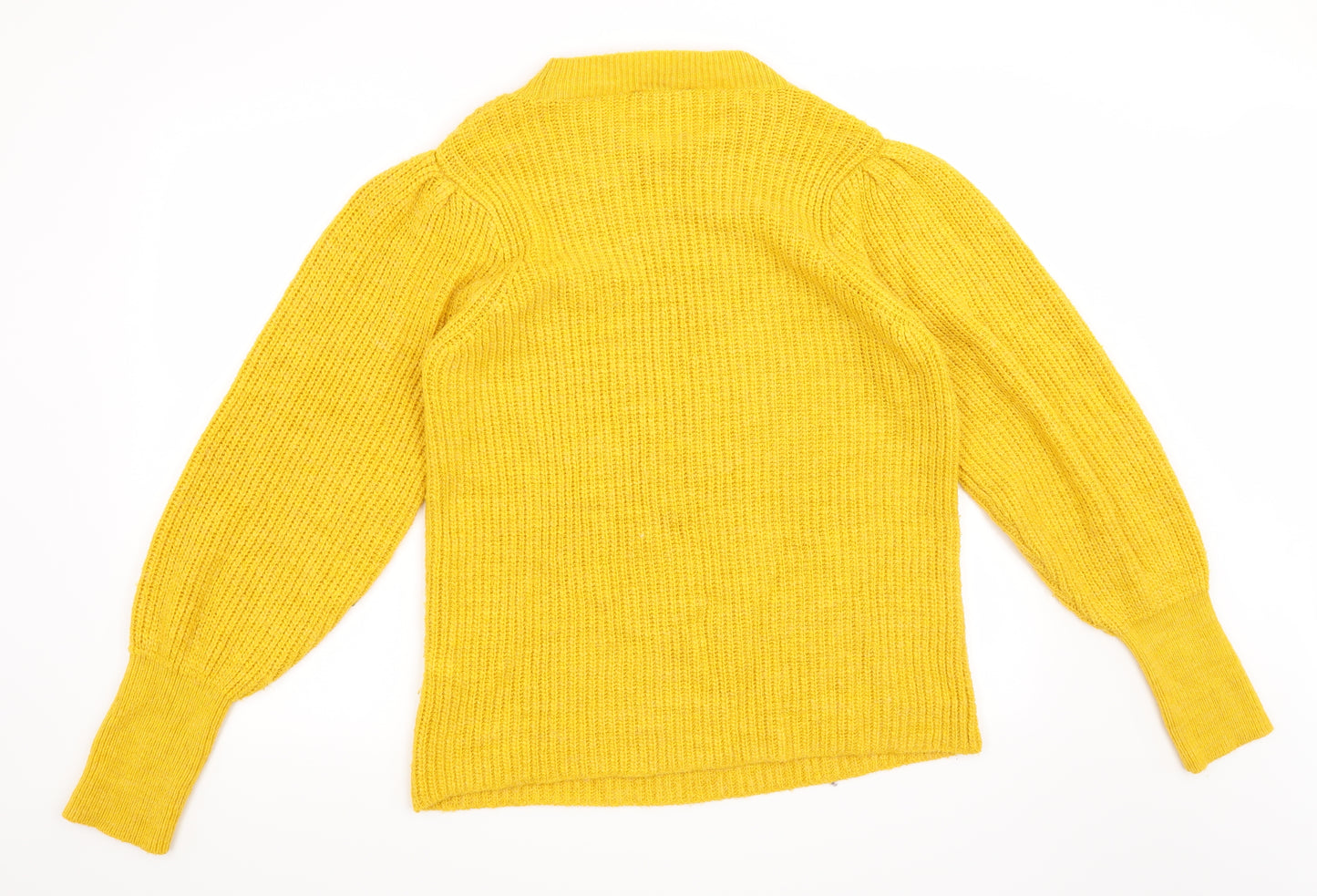 F&F Womens Yellow   Pullover Jumper Size 12
