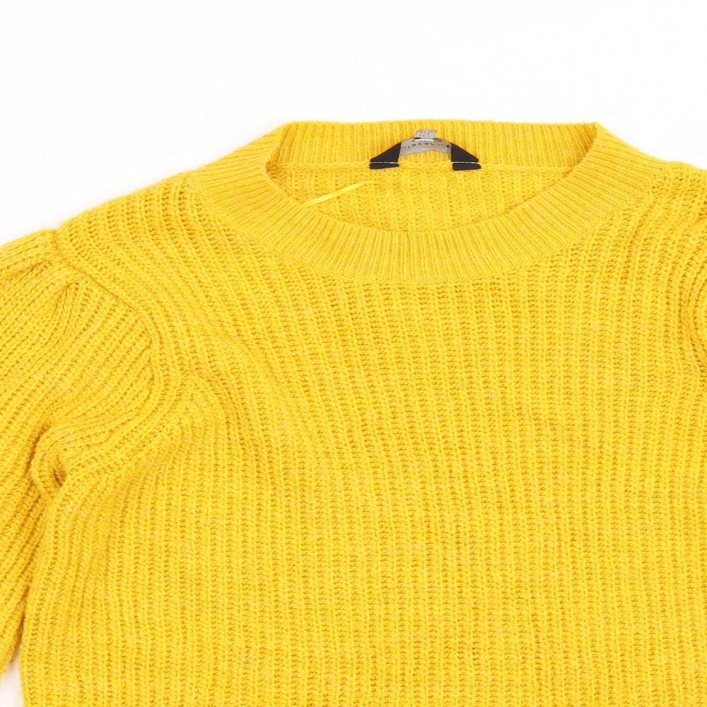 F&F Womens Yellow   Pullover Jumper Size 12