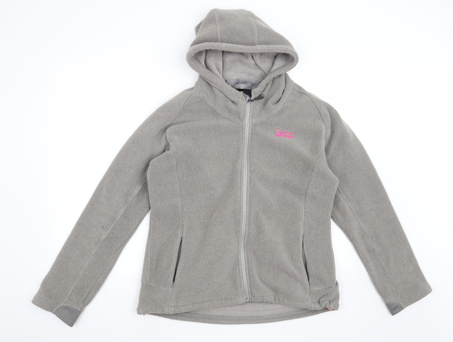 North Ridge Womens Grey   Full Zip Hoodie Size 18