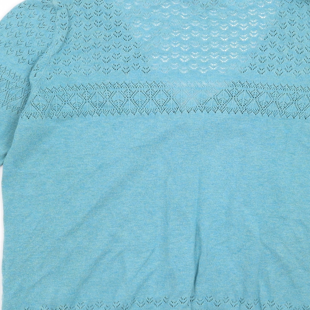 Fat Face Womens Blue   Cardigan Jumper Size 16