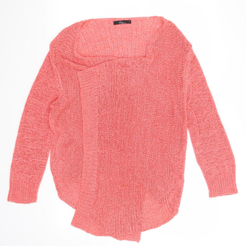 Bonmarché Womens Pink   Cardigan Jumper Size M