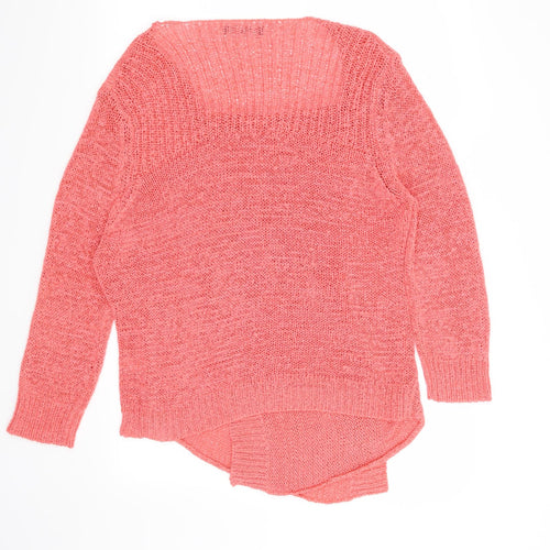 Bonmarché Womens Pink   Cardigan Jumper Size M
