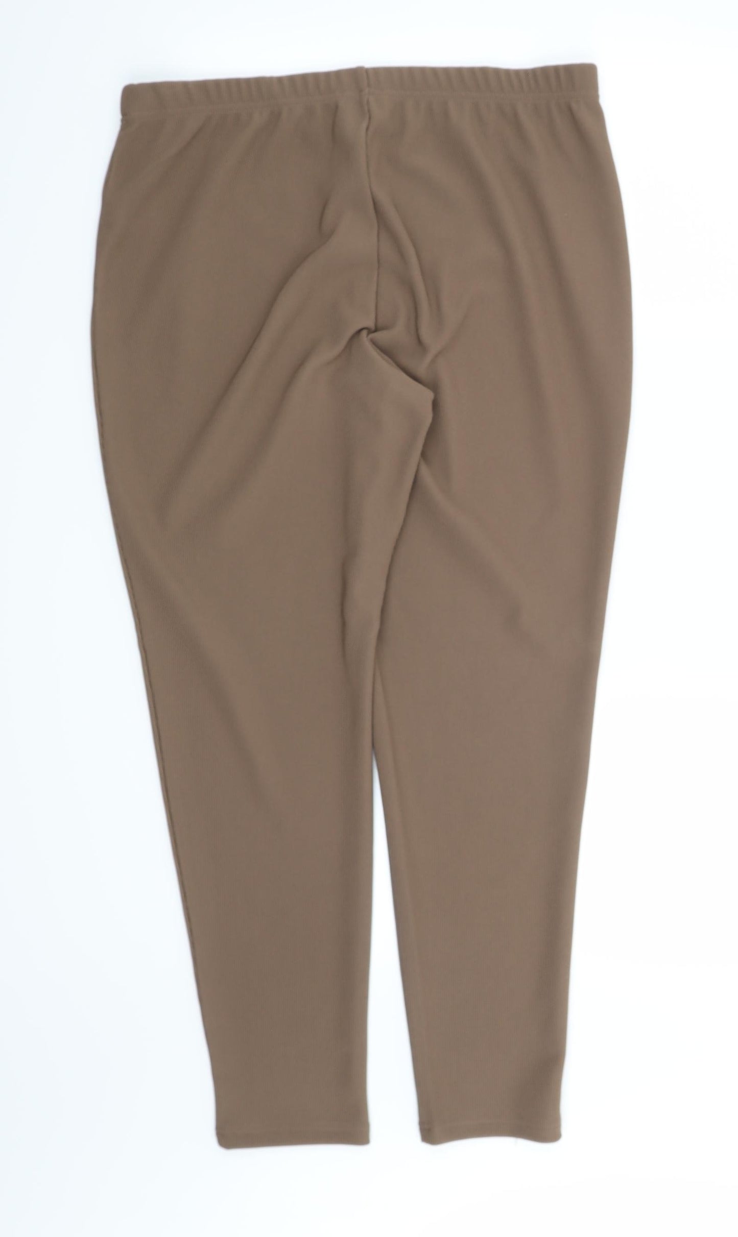 Preworn Womens Brown   Trousers  Size 18 L28 in
