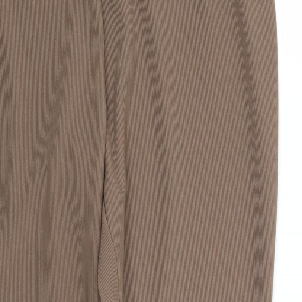 Preworn Womens Brown   Trousers  Size 18 L28 in