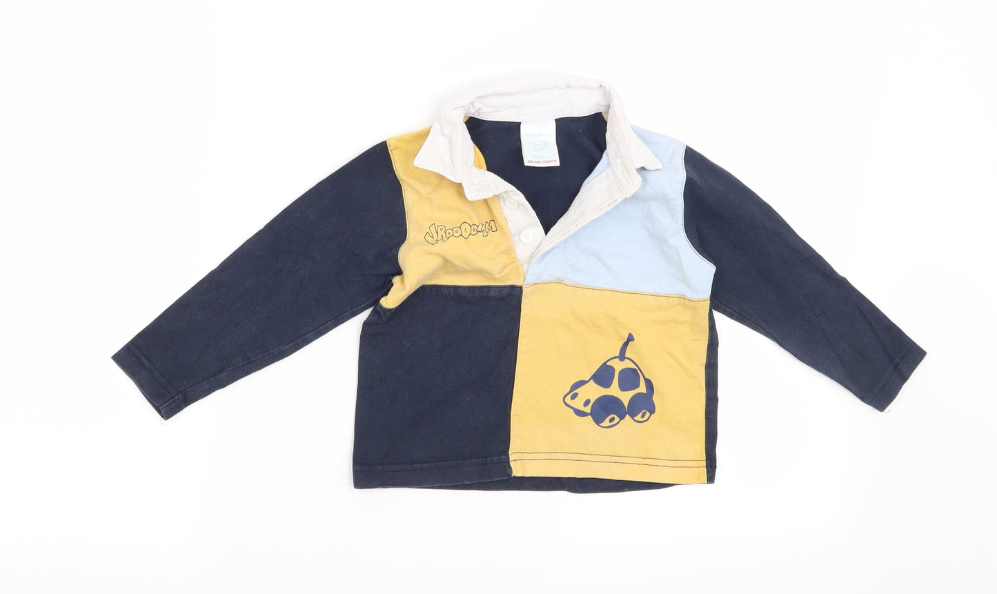 Mackays Boys Blue   Basic Casual Size 12-18 Months  - Car