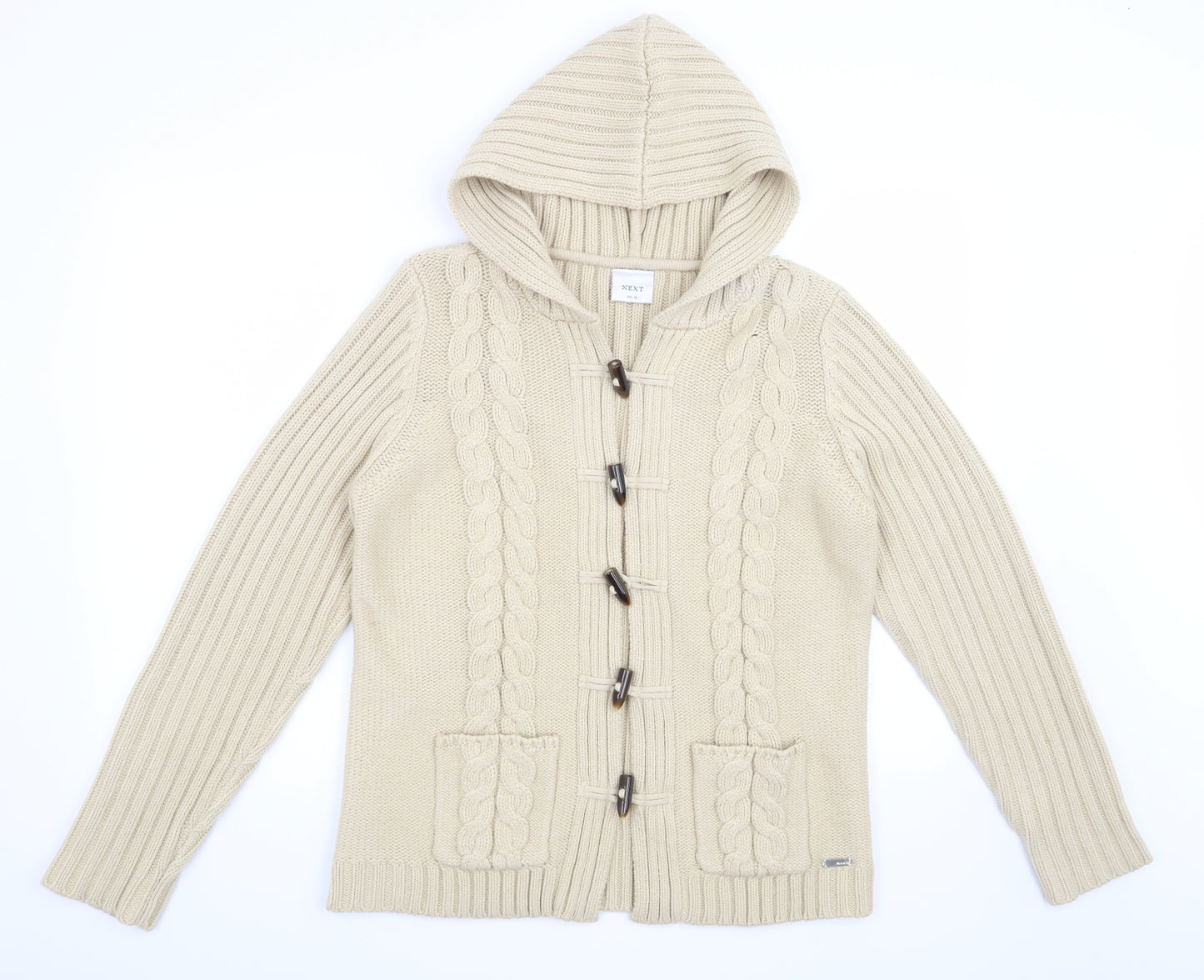 NEXT Womens Beige   Cardigan Jumper Size 18