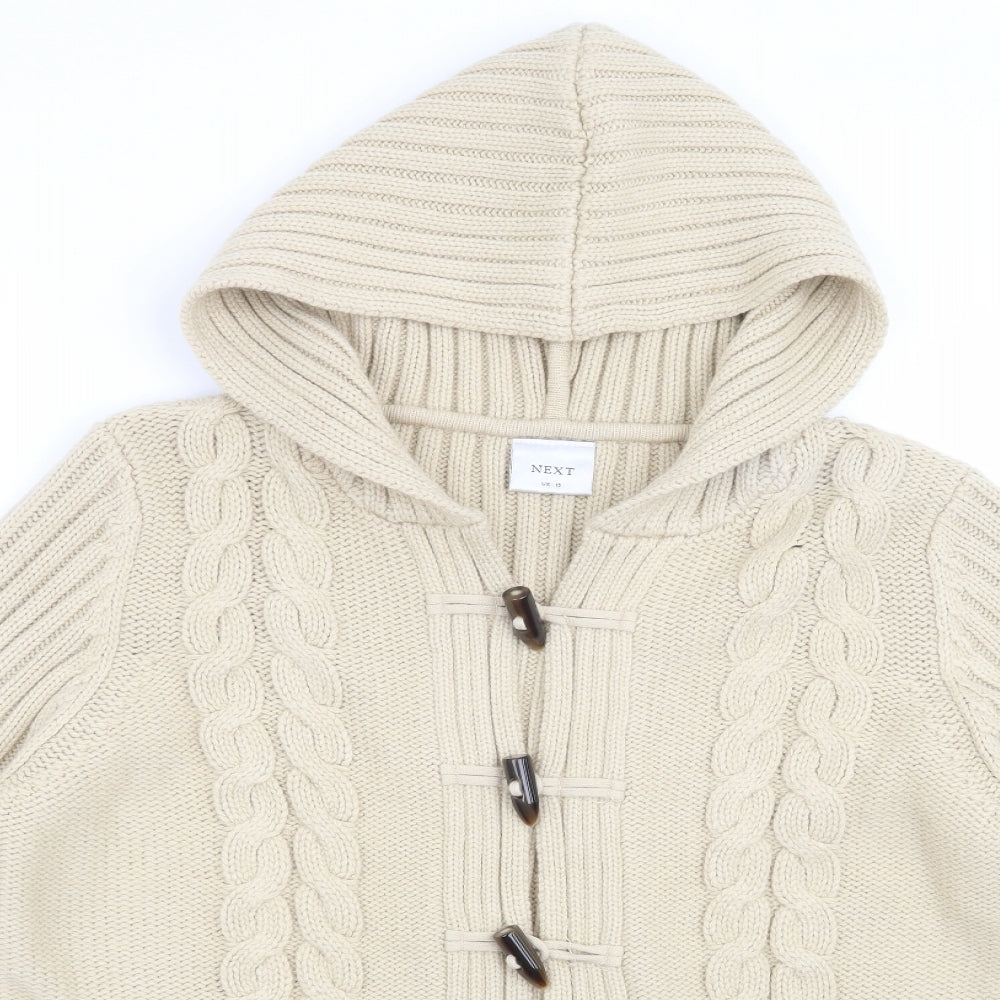 NEXT Womens Beige   Cardigan Jumper Size 18