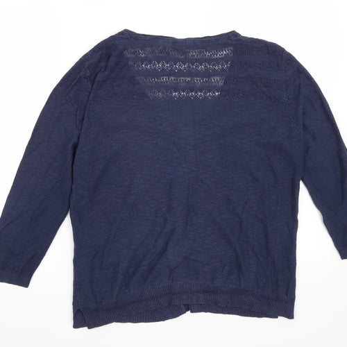 Fat Face Womens Blue   Cardigan Jumper Size 16