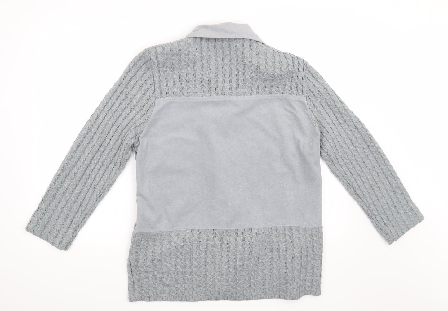 Daxon Womens Grey   Cardigan Jumper Size 14