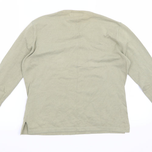 Elvita Womens Green   Pullover Jumper Size S
