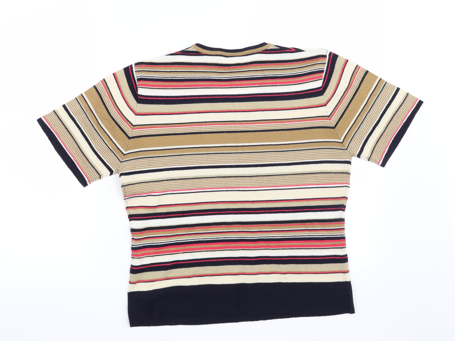 Country Casuals Womens Brown Striped  Pullover Jumper Size L