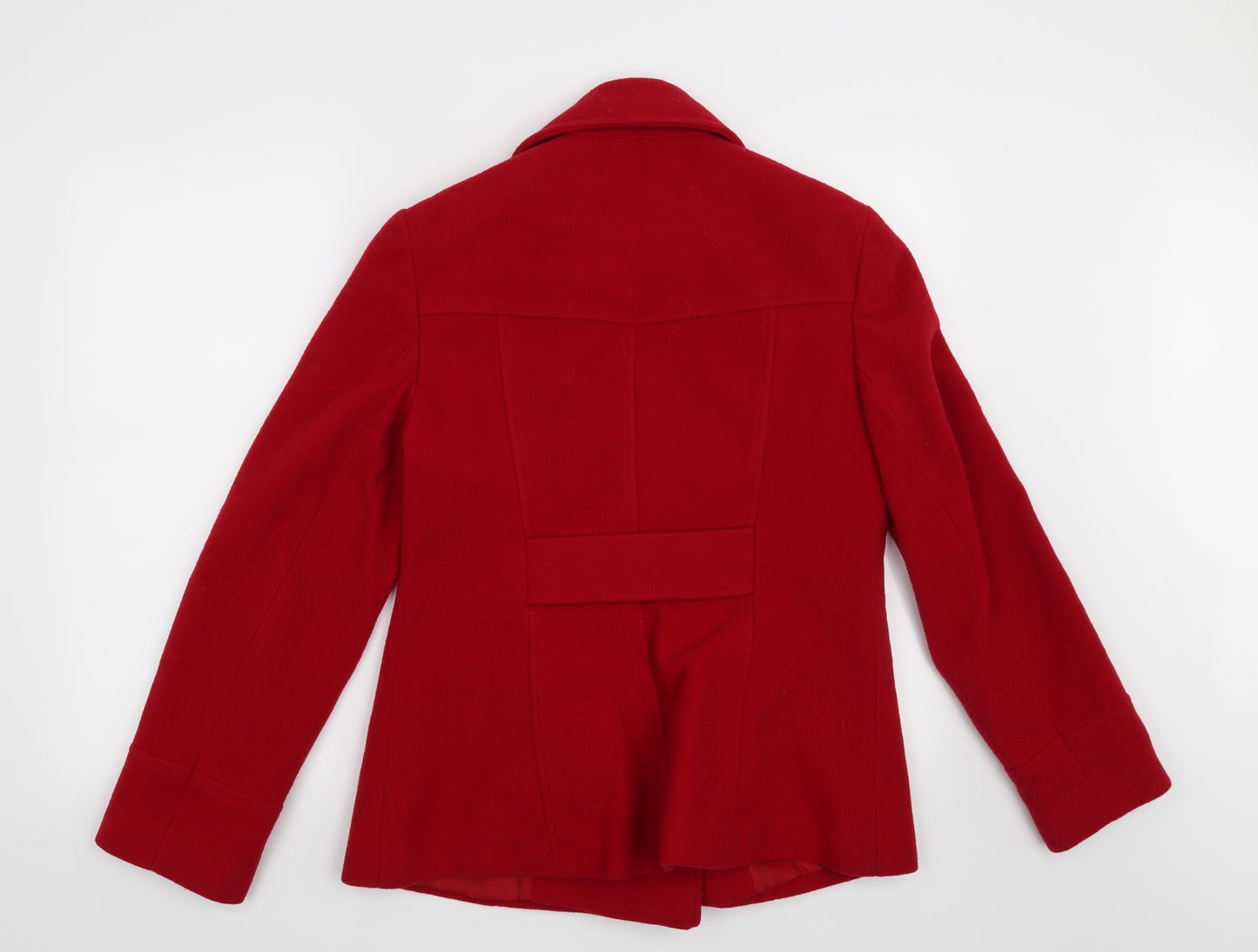 F&F Womens Red   Overcoat Coat Size 14