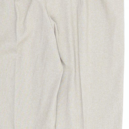 Bonmarché Womens Beige   Trousers  Size 14 L28 in