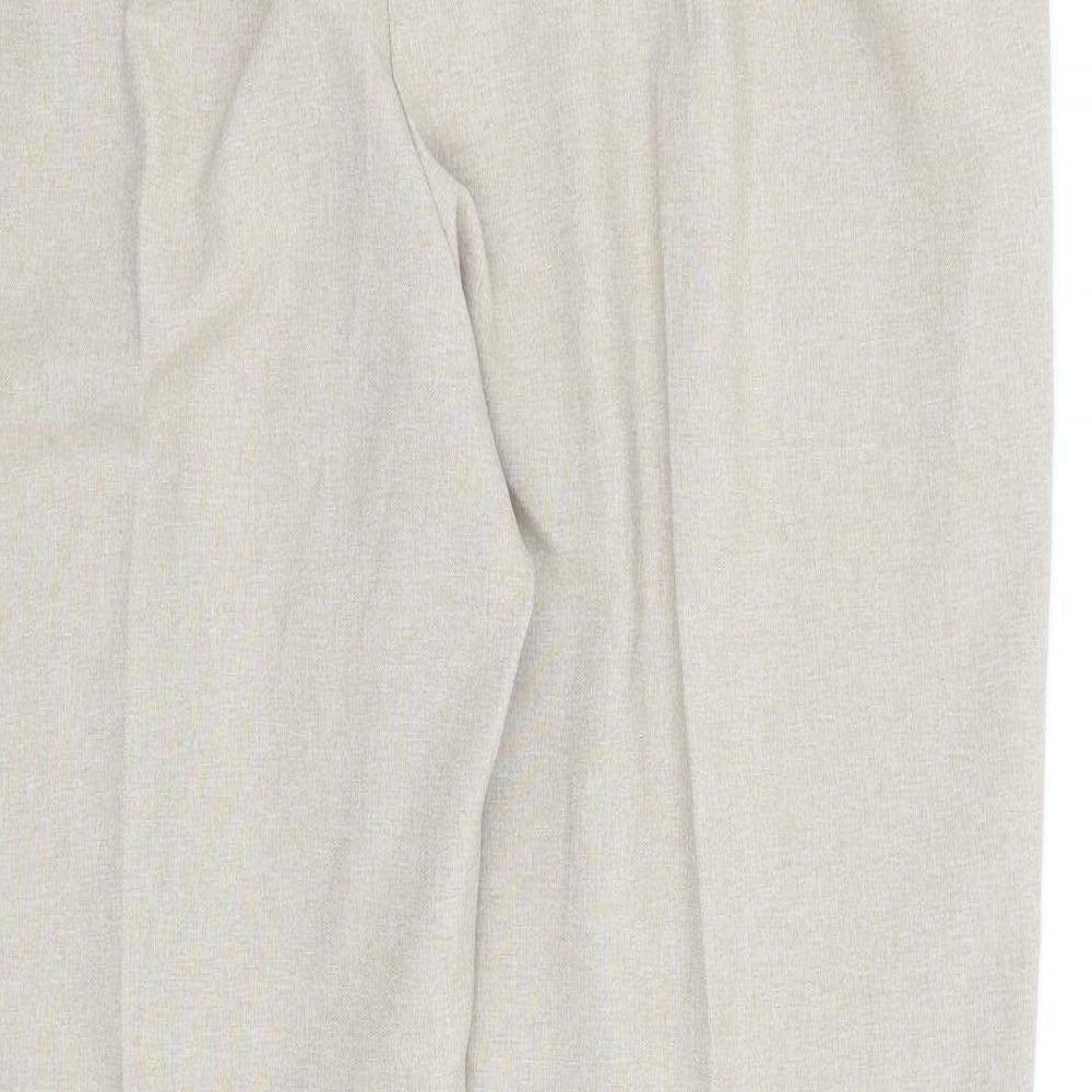 Bonmarché Womens Beige   Trousers  Size 14 L28 in