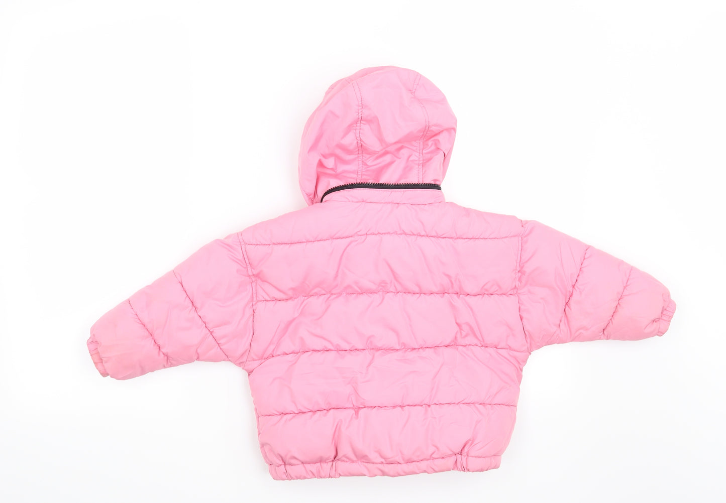 NEXT Girls Pink   Overcoat Coat Size 3 Years