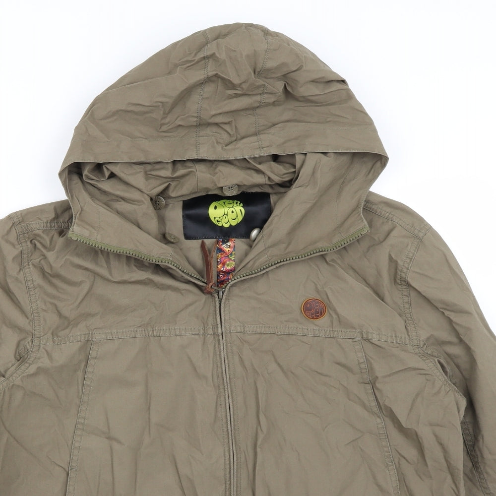 Pretty Green Mens Brown   Jacket Coat Size L