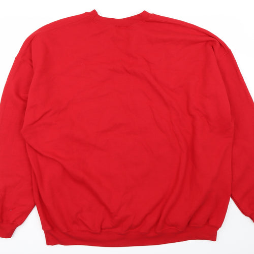 Tee Fury Mens Red   Pullover Sweatshirt Size 3XL  - Christmas jumper