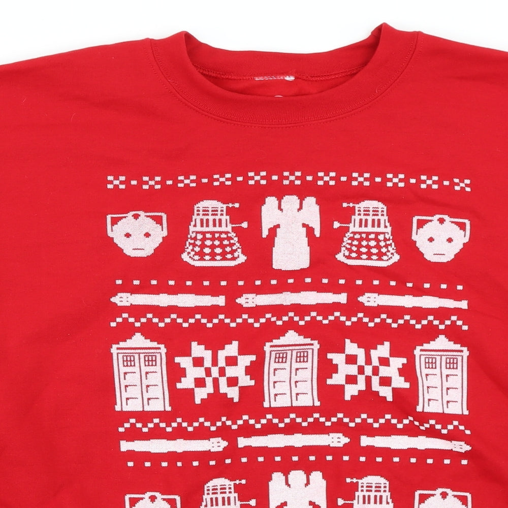Tee Fury Mens Red   Pullover Sweatshirt Size 3XL  - Christmas jumper
