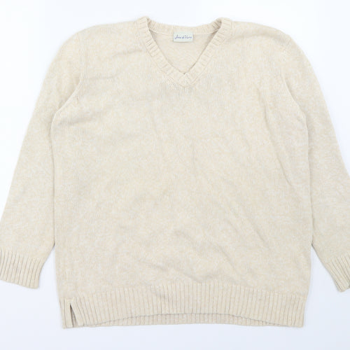 Joie de Vivre Womens Ivory   Pullover Jumper Size L