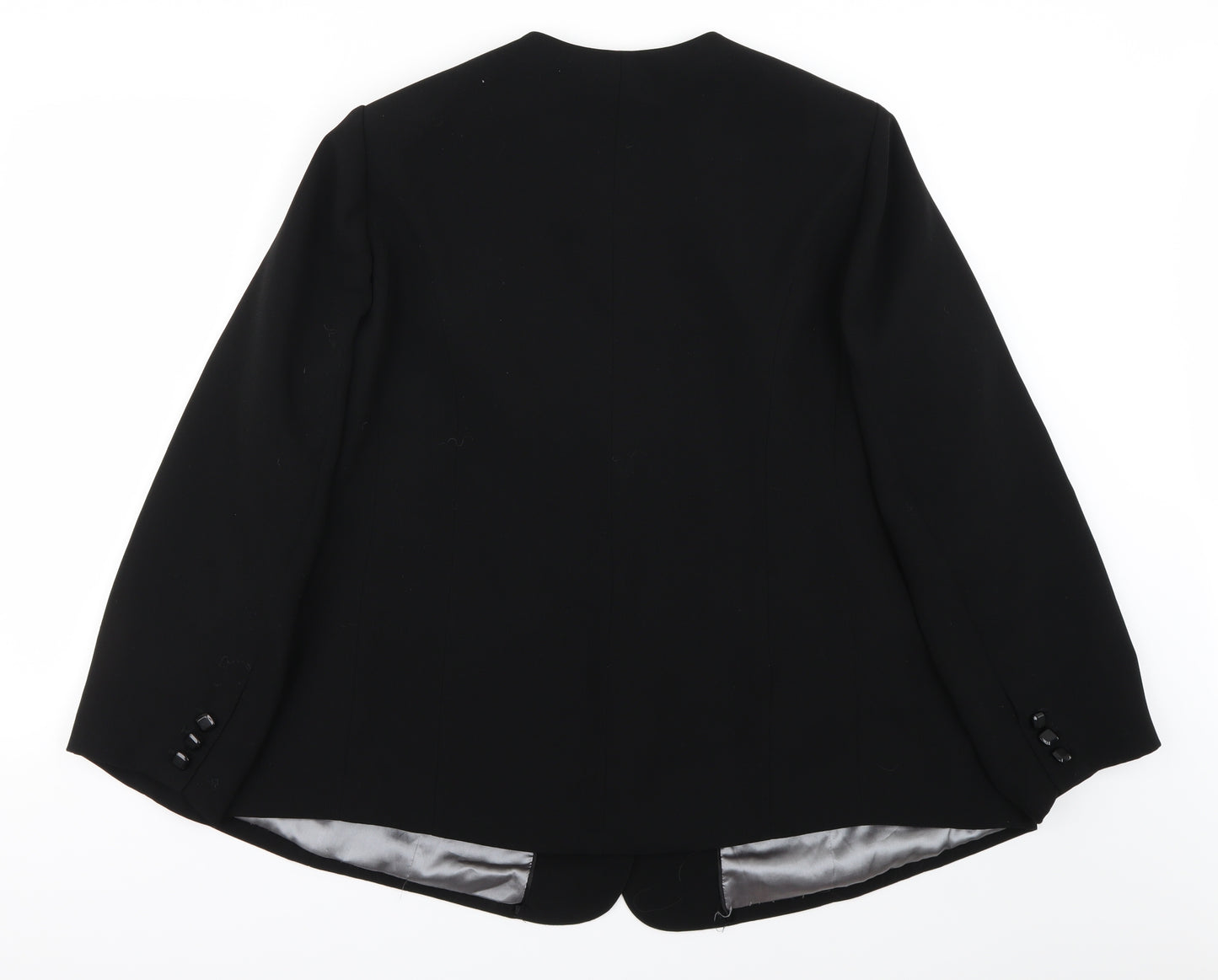 Ann Harvey Womens Black   Jacket Blazer Size 24