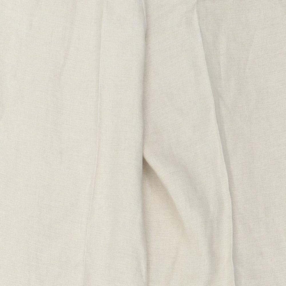 Marks and Spencer Womens Beige   Trousers  Size 16 L30 in