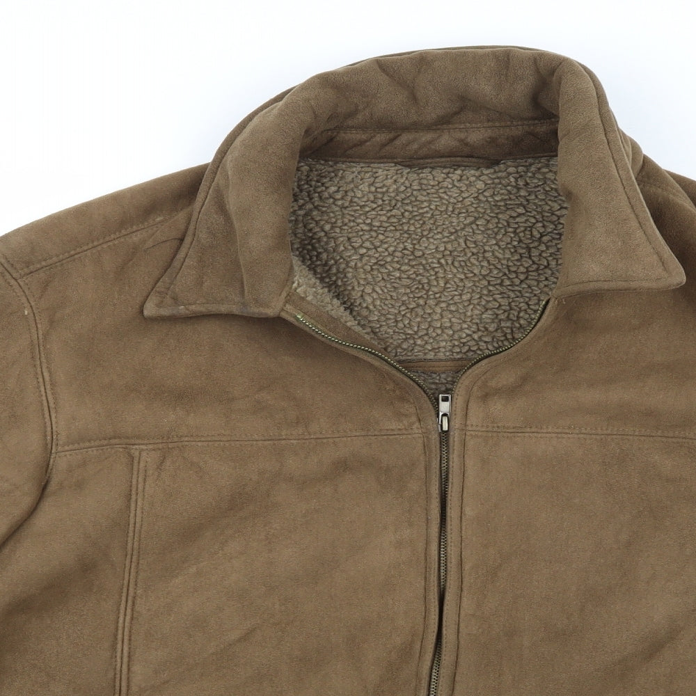 Greenwoods Mens Brown   Jacket Coat Size L
