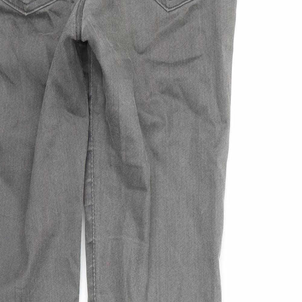 Caroll Womens Grey   Straight Jeans Size 10 L31 in