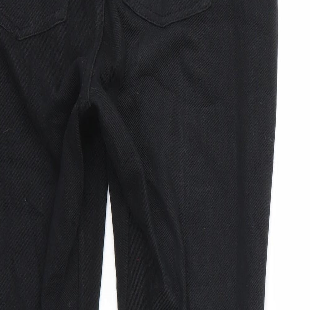 HUE Womens Black   Cropped Trousers Size M L28 in