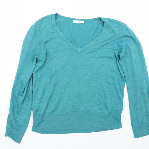 Marks and Spencer Womens Blue   Pullover Jumper Size 8