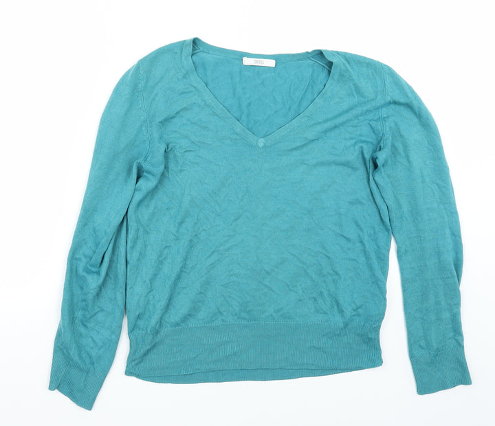 Marks and Spencer Womens Blue   Pullover Jumper Size 8