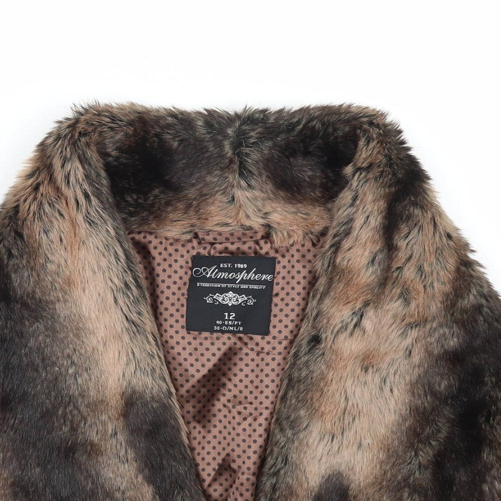 Primark Womens Brown   Jacket Waistcoat Size 12