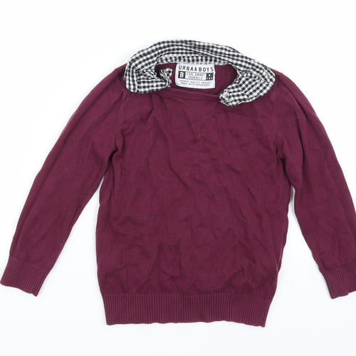 Urban boys Boys Purple   Pullover Jumper Size 6 Years