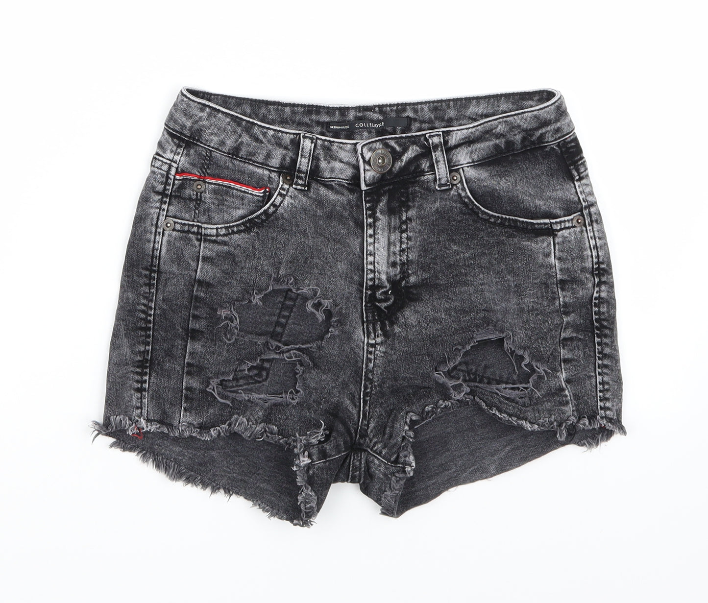 Collezione Womens Black   Hot Pants Shorts Size 8