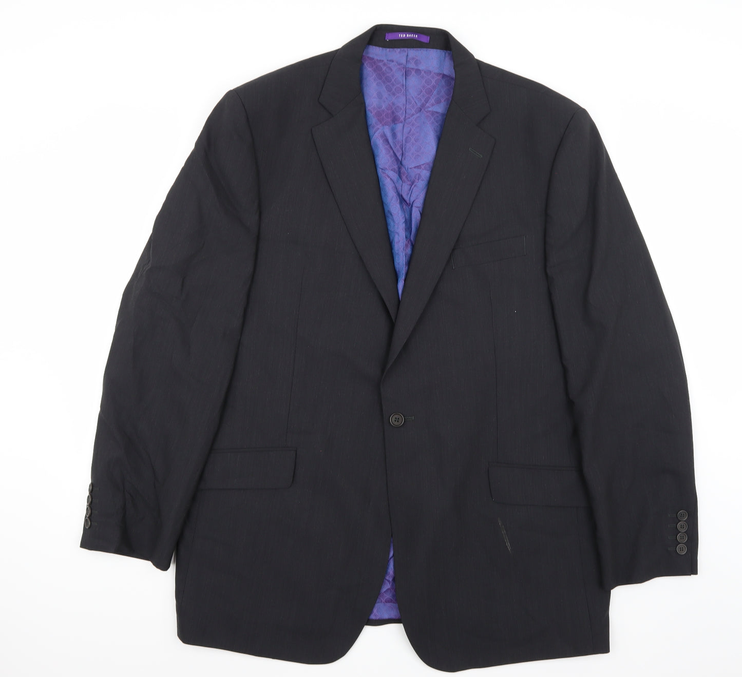 Ted Baker Mens Black   Jacket Suit Jacket Size 46