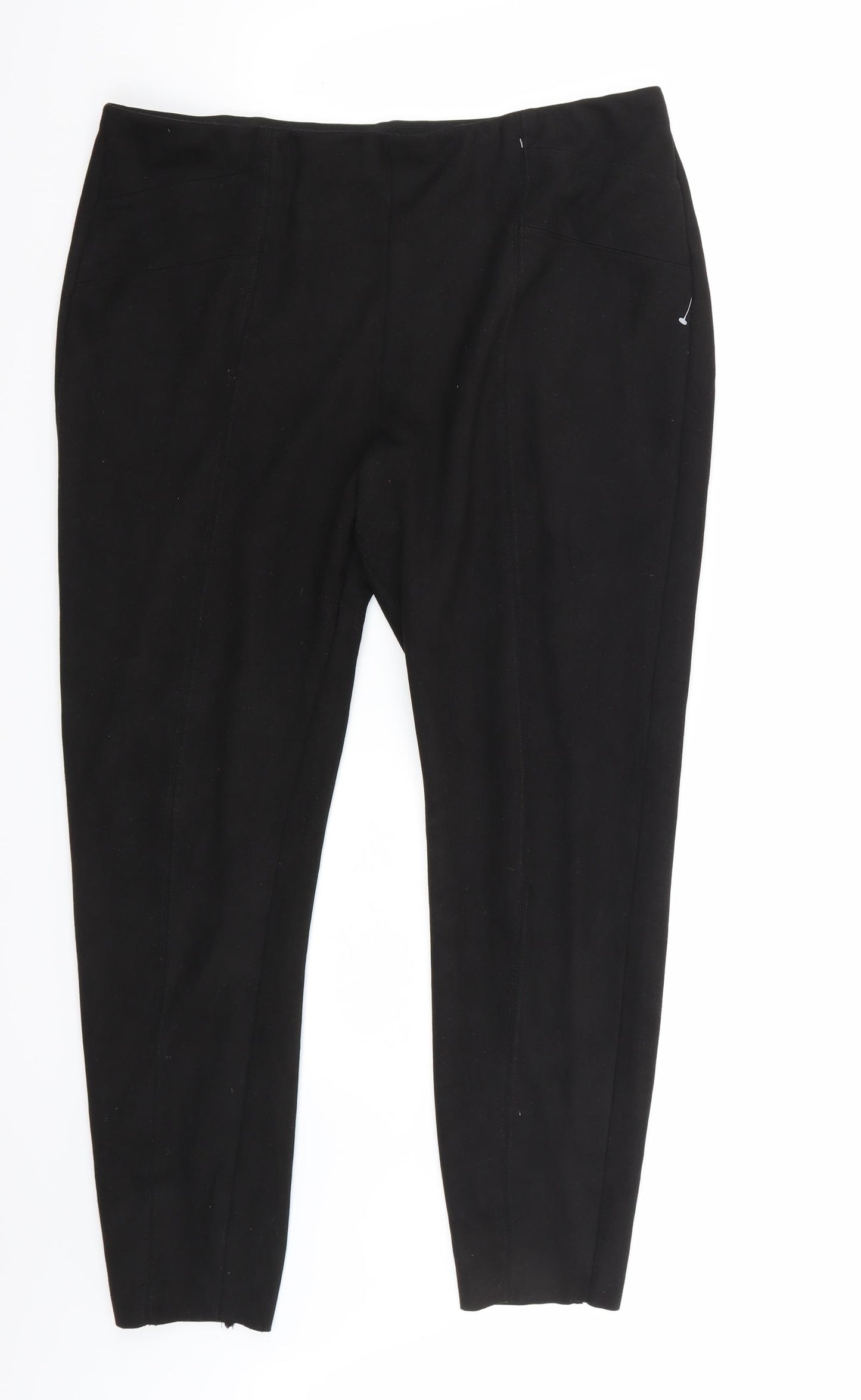 TU Womens Black   Bloomer Trousers Size 16 L27 in