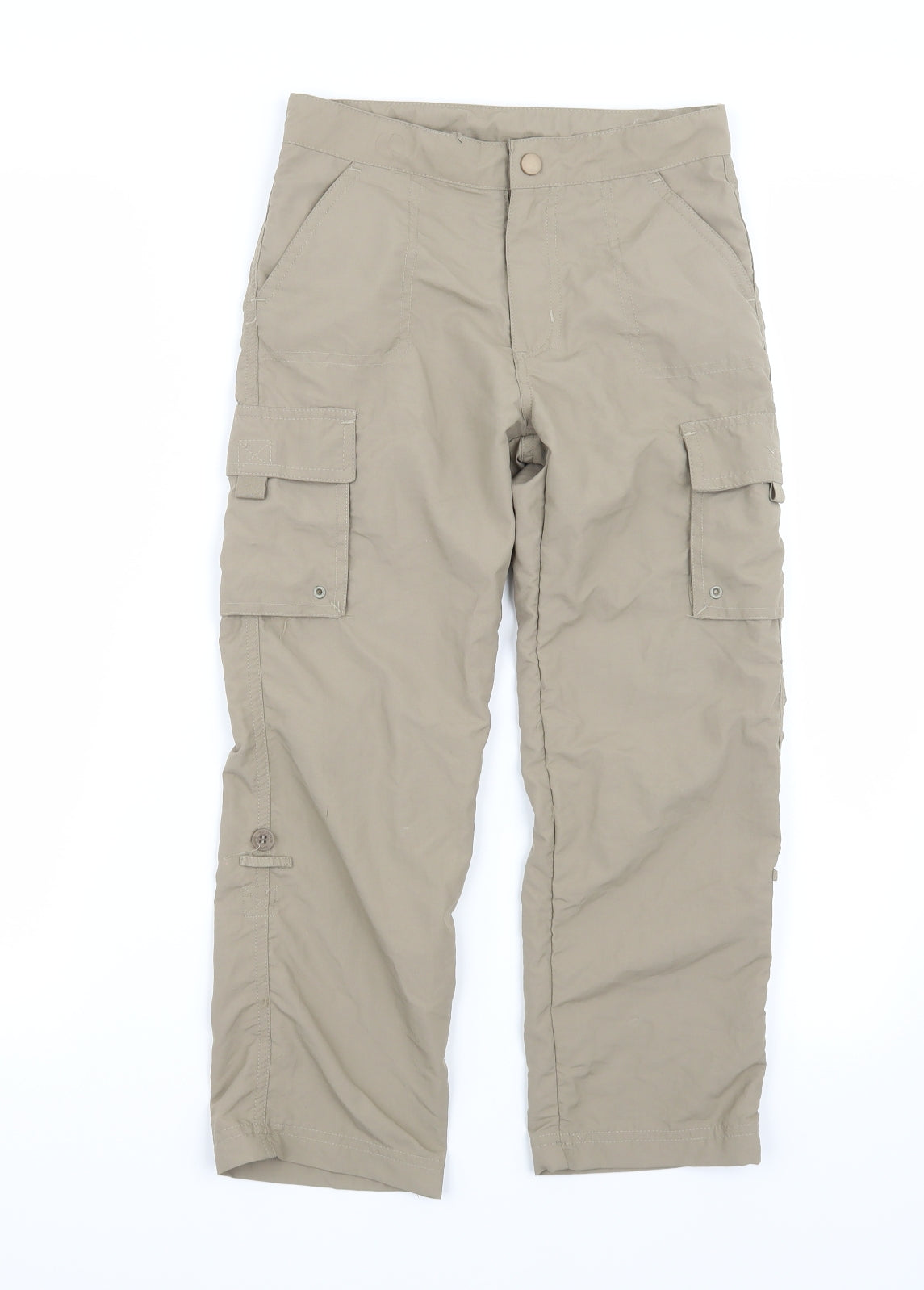Mountain Warehouse Girls Beige   Cargo Trousers Size 7-8 Years
