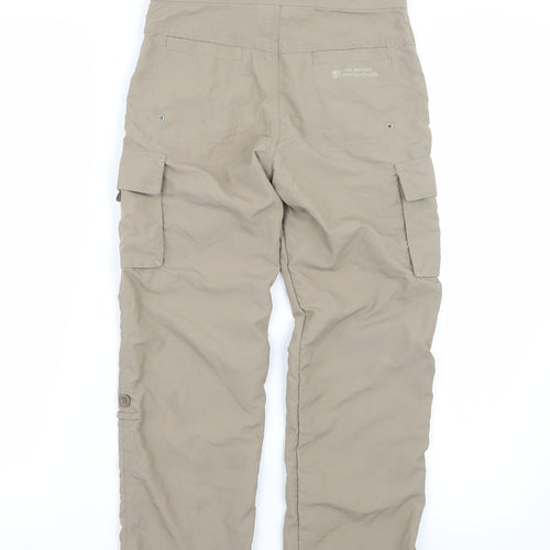 Mountain Warehouse Girls Beige   Cargo Trousers Size 7-8 Years