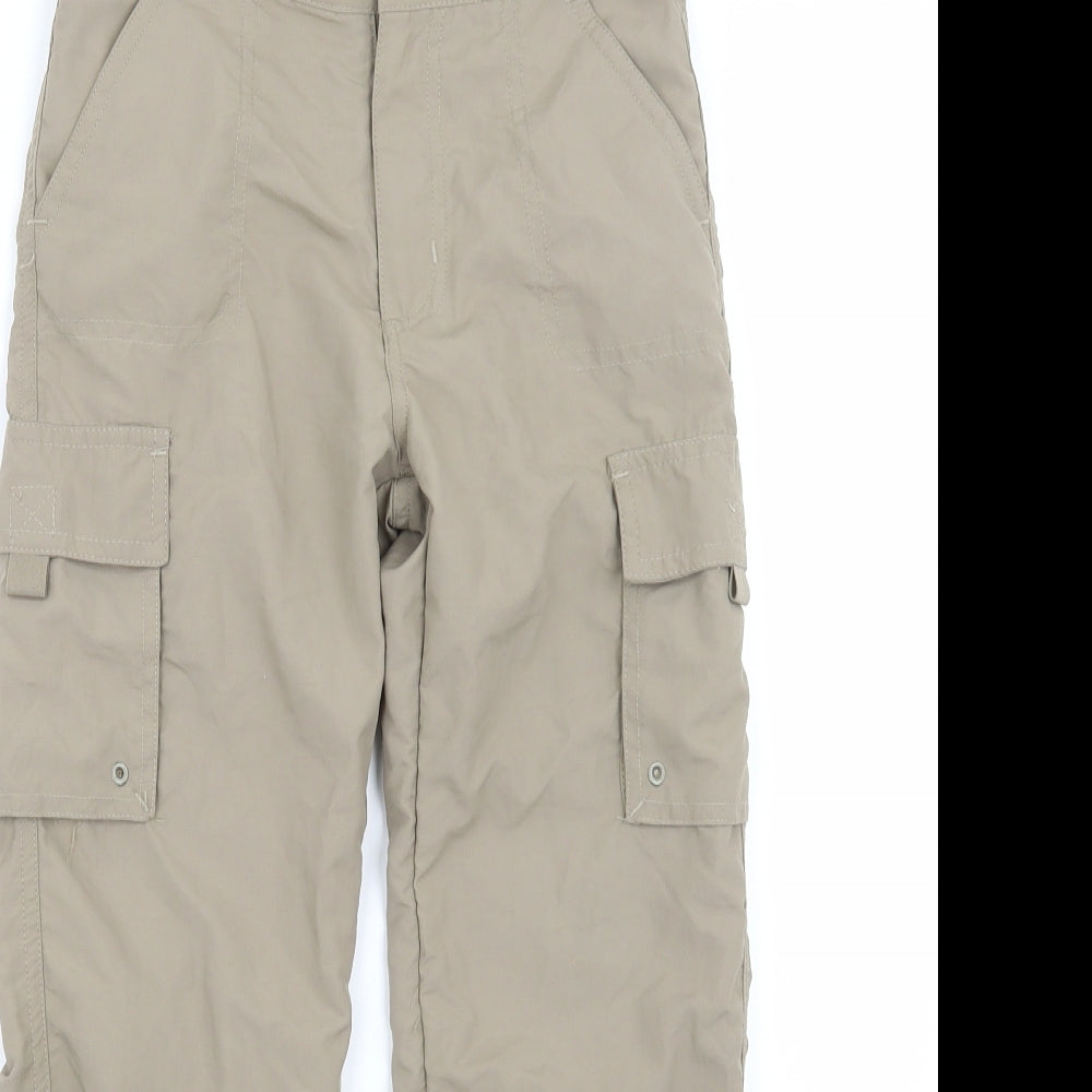 Mountain Warehouse Girls Beige   Cargo Trousers Size 7-8 Years