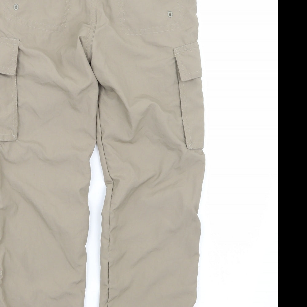 Mountain Warehouse Girls Beige   Cargo Trousers Size 7-8 Years