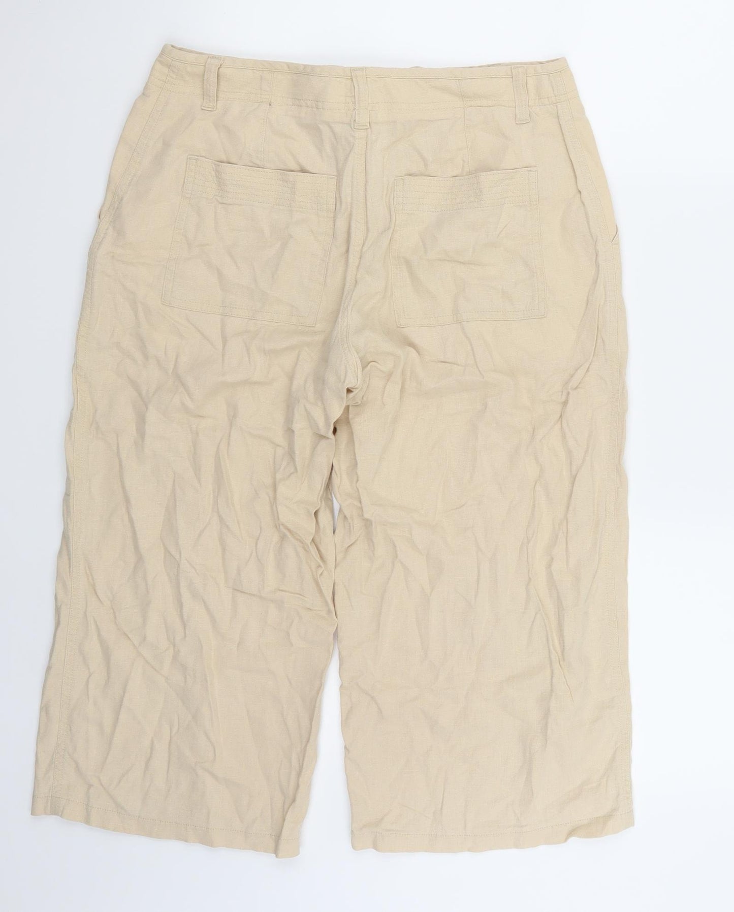 Marks and Spencer Womens Beige   Bermuda Shorts Size 8