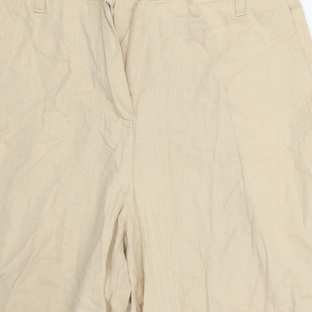 Marks and Spencer Womens Beige   Bermuda Shorts Size 8