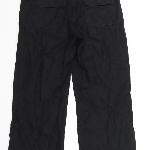 NEXT Womens Black   Trousers  Size 8 L28 in